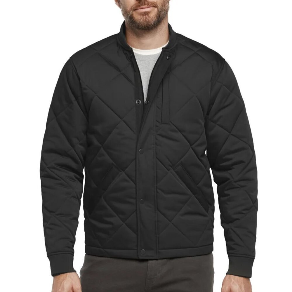 NWT - Banana Republic Black Men’s Quilted Bomber Jacket Size - XL